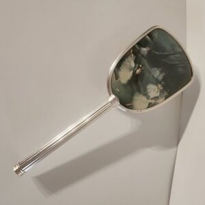 Vintage Silver Vanity‎ Brush Ballerina Scene Elegant